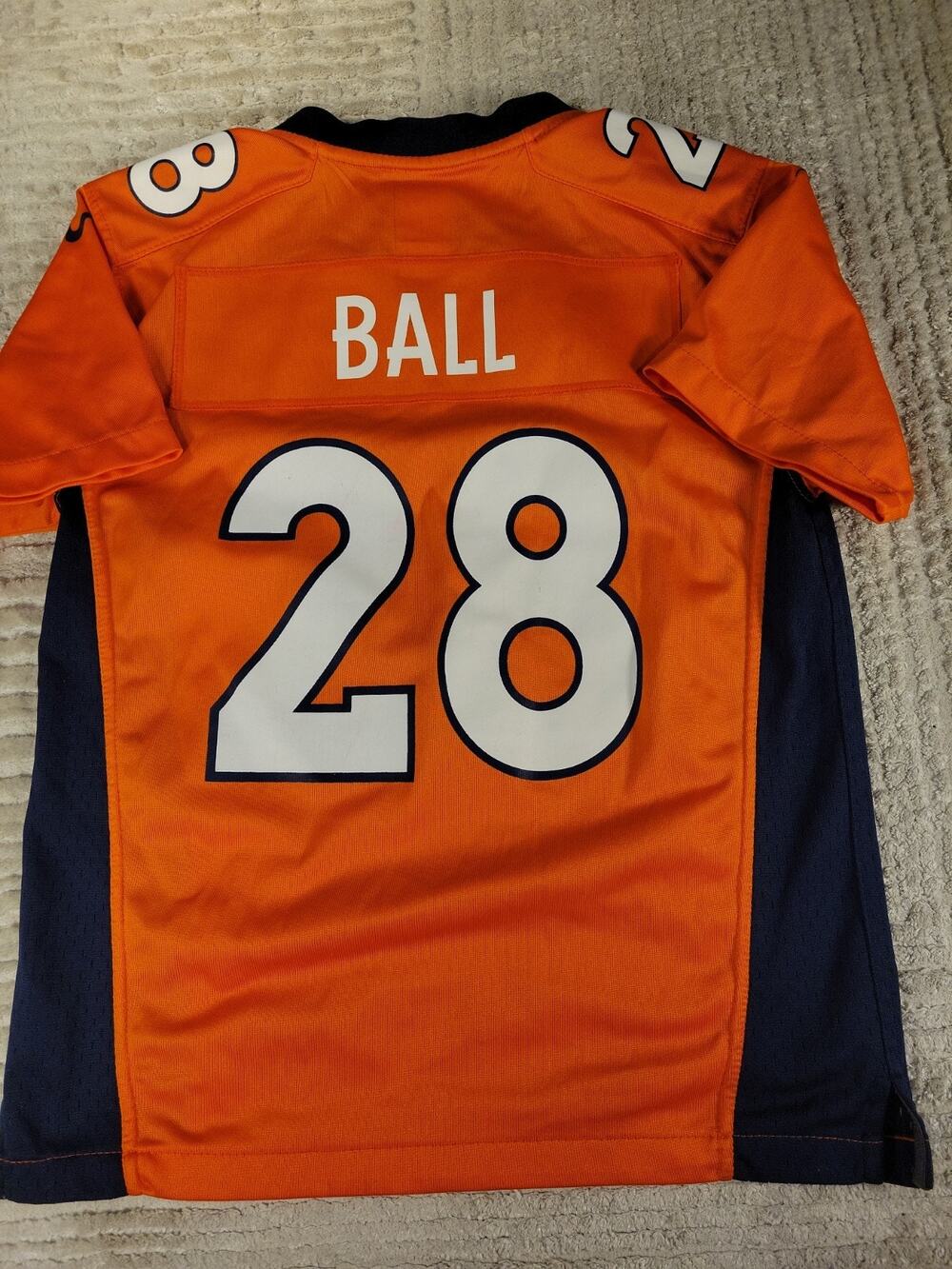 Nike Montee Ball Denver Broncos Football Jersey Youth Medium 10/12 Boys Kids